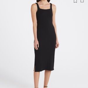 Nine Britton Sally reversible fitted dress in black